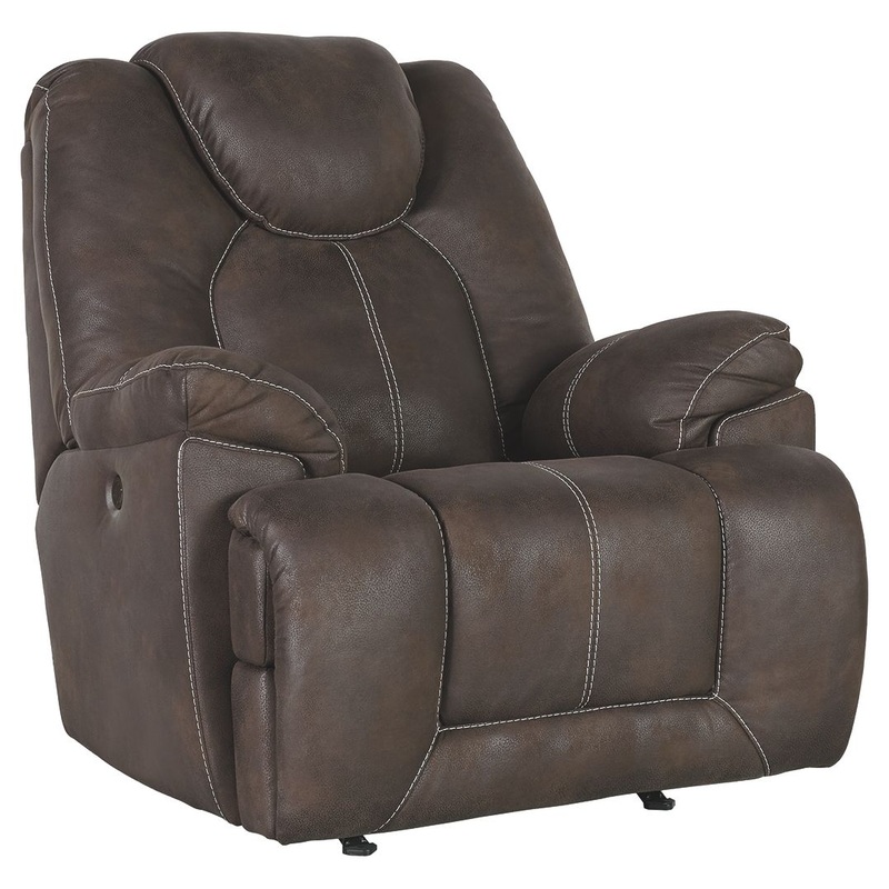 Warrior – Brown Dark – Power Rocker Recliner