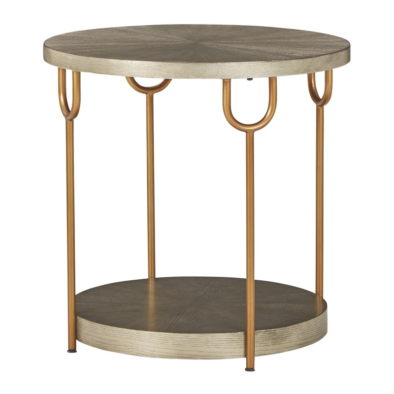 Ranoka – Platinum – Round End Table