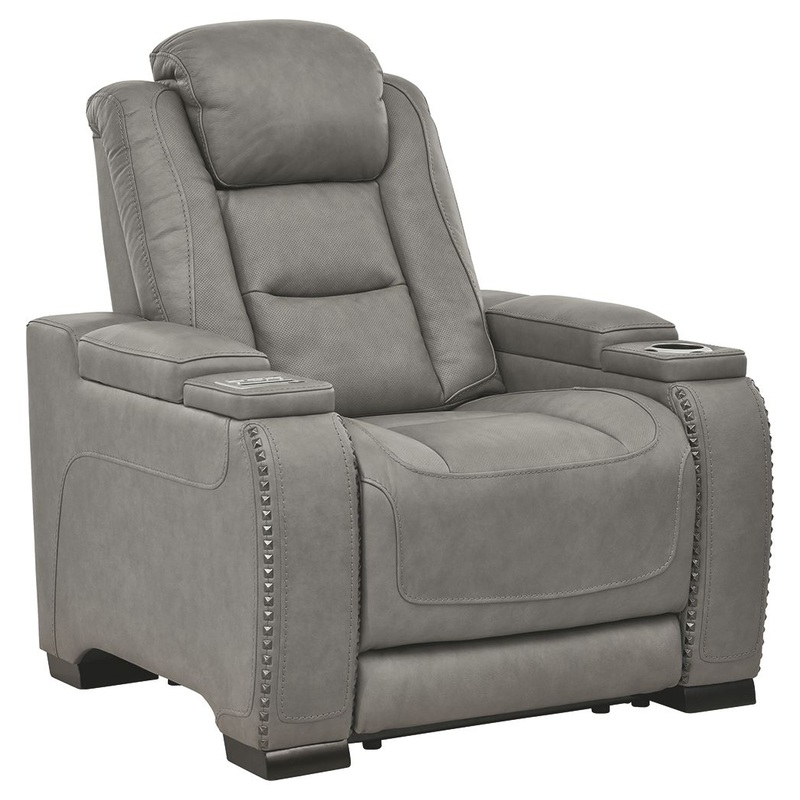 The Man-Den – Power Recliner Gray