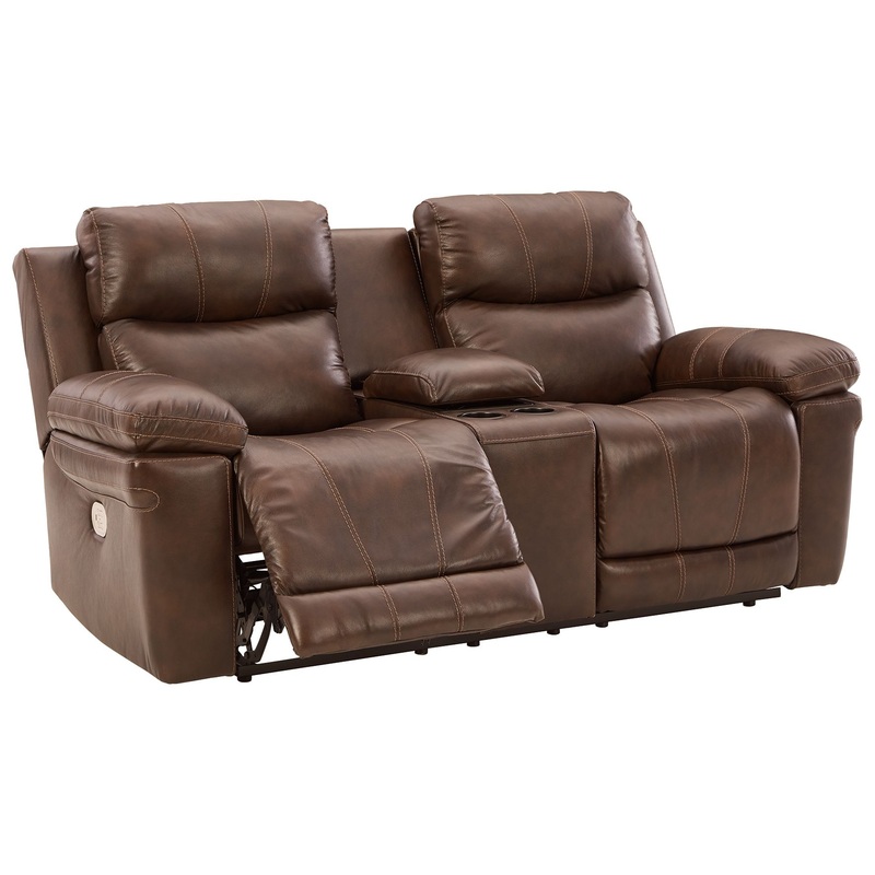 Edmar – Reclining Loveseat Dark Brown