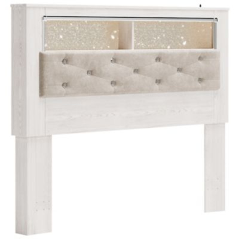 Altyra – Panel Bookcase Headboard White