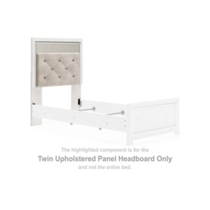 Altyra – Upholstered Panel Headboard White