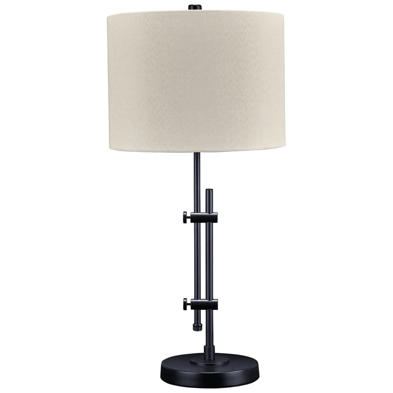 Baronvale – Metal Table Lamp Black