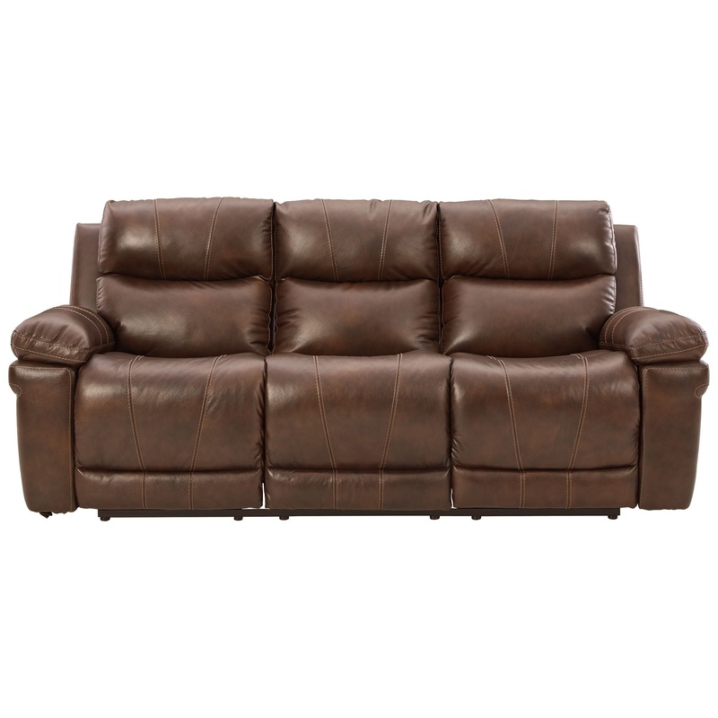 Edmar – Reclining Sofa Dark Brown