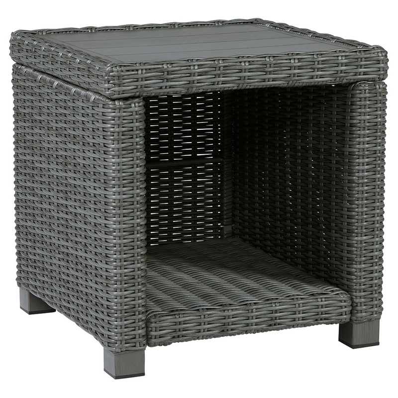 Elite Park – Gray – Square End Table