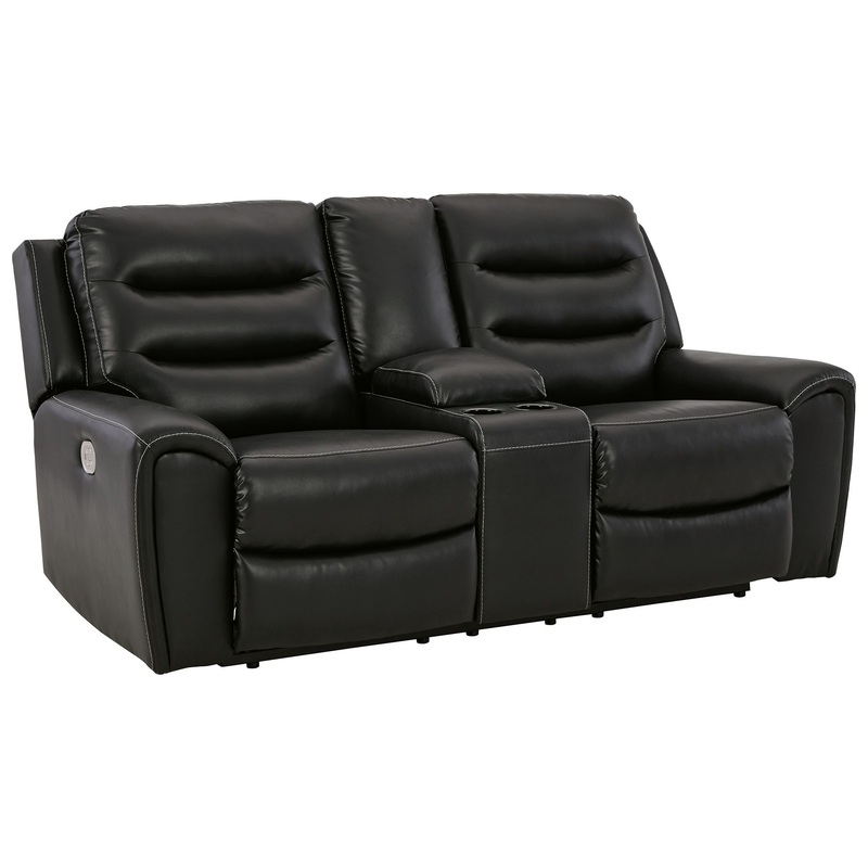 Warlin – Power Reclining Loveseat Black