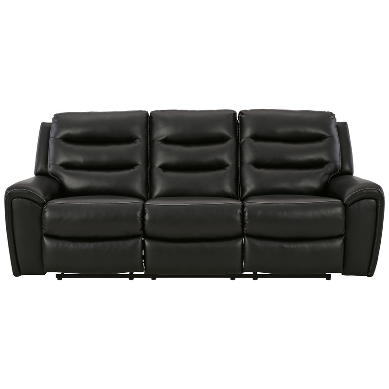 Warlin – Power Reclining Sofa Black