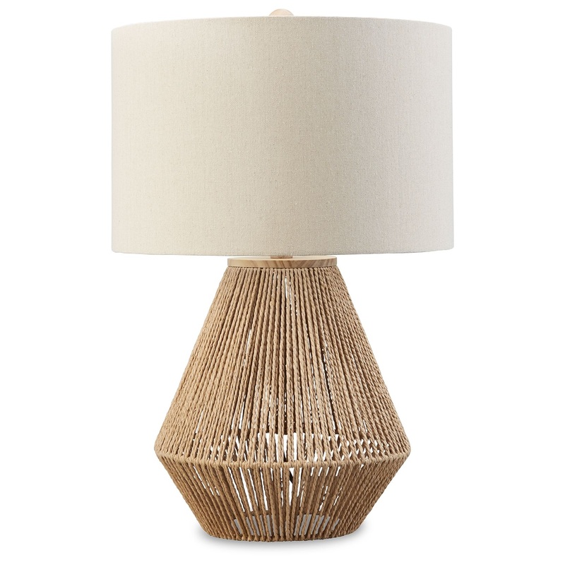 Clayman – Natural / Brown – Paper Table Lamp