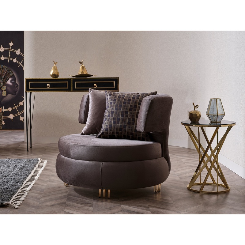 Kapadokya 39″ Wide Armchair Brown