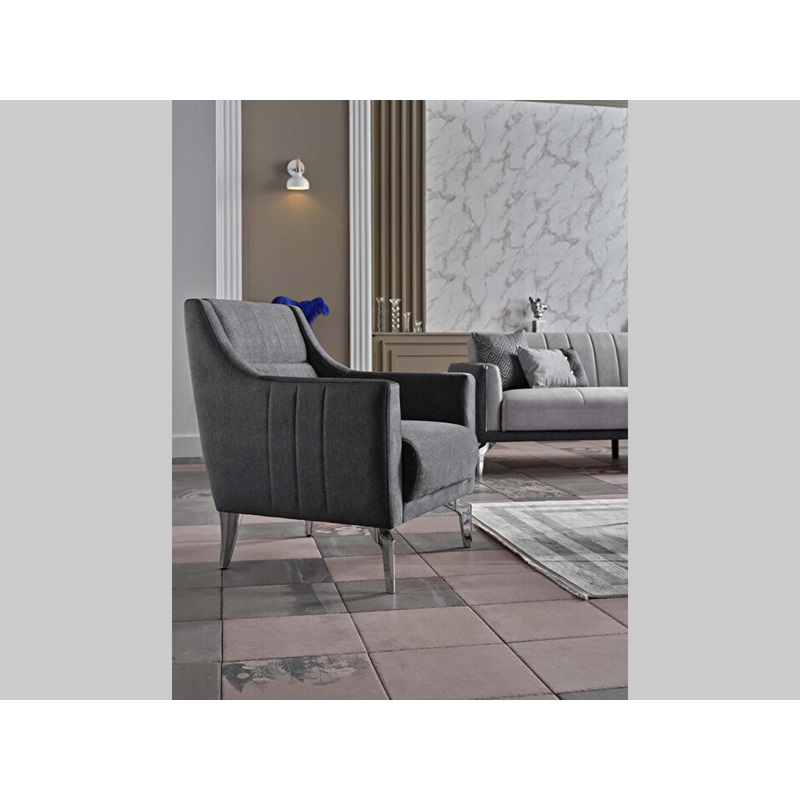 Valens 30.8″ Wide Armchair Anthracite