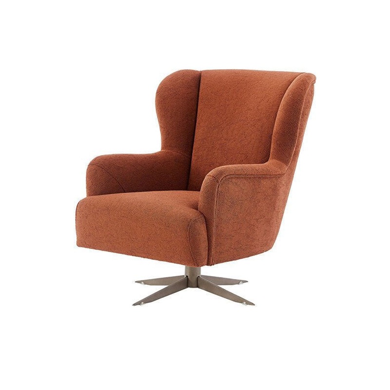 Atlanta Swivel Armchair Brick