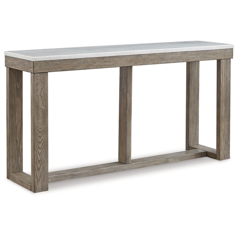 Loyaska – Brown / Ivory – Sofa Table