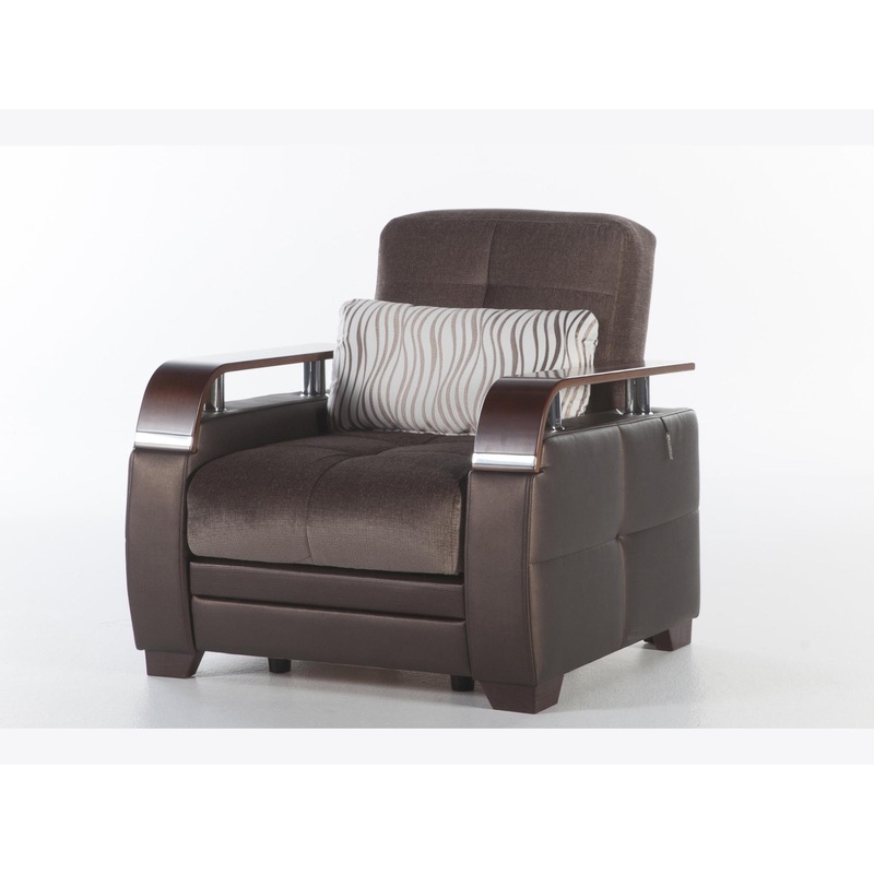 Natural Armchair Brown