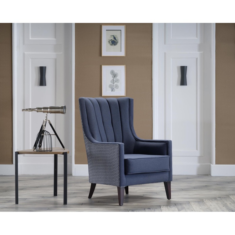 Palmer Accent Armchair (Corvet Navy)