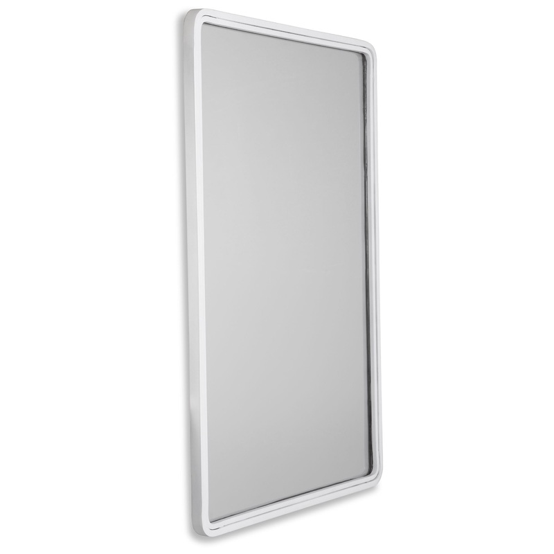 Brocky – Rectangle Accent Mirror White