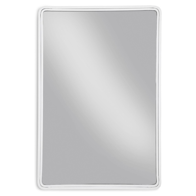 Brocky – Rectangle Accent Mirror White