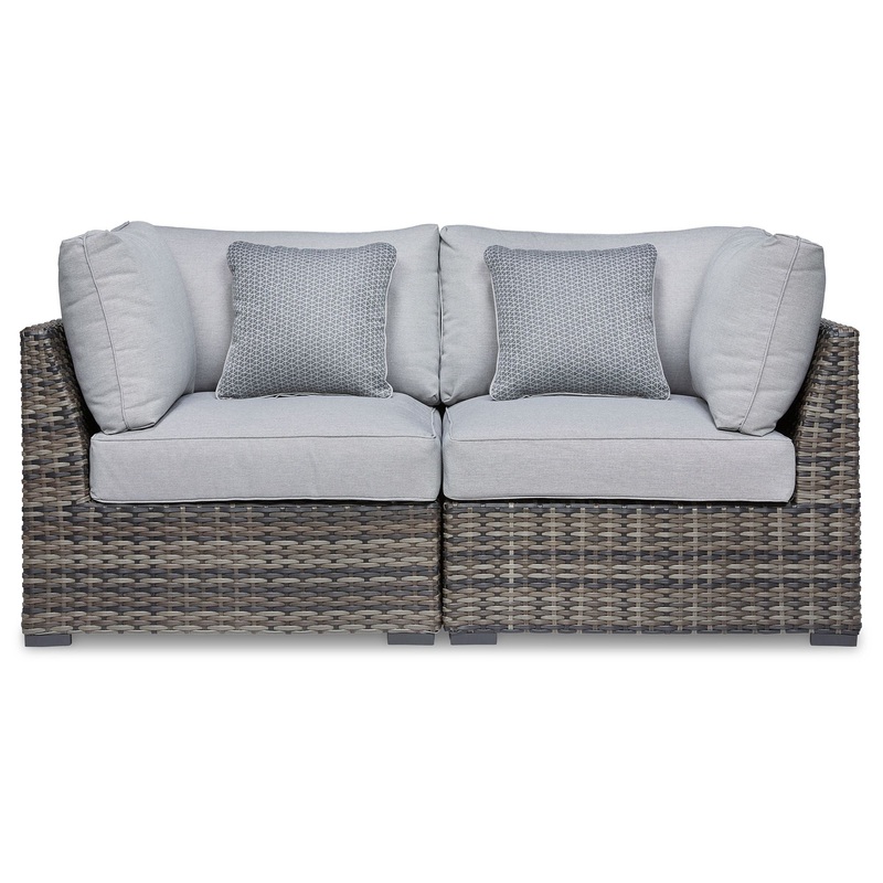 Harbor Court – Corner With Cushion Gray