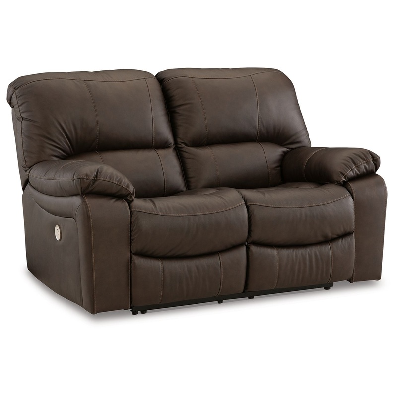 Leesworth – Reclining Loveseat Dark Brown