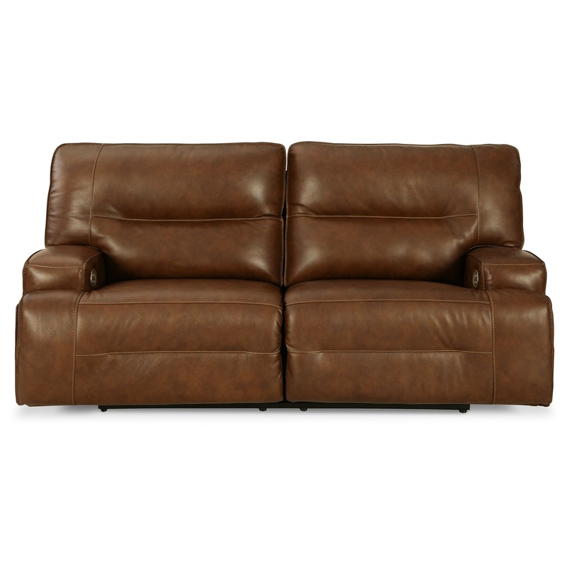 Francesca – 2 Seat Pwr Rec Sofa Adj Hdrest Dark Brown