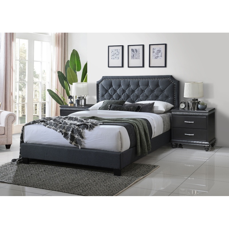 Gerri – Bed Dark Gray