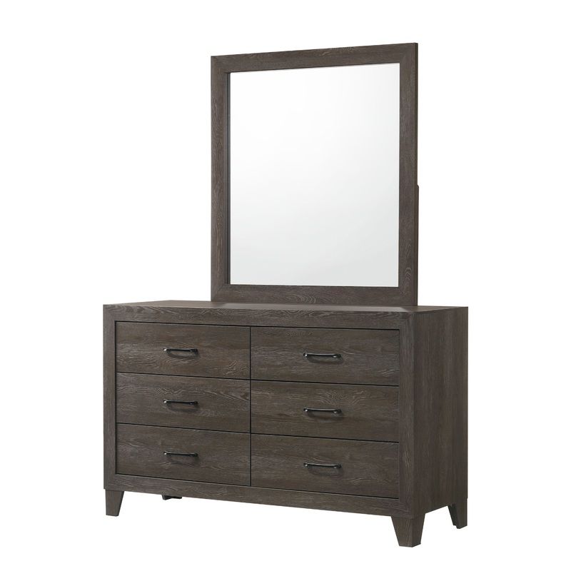 Hopkins – Dresser, Mirror Dark Brown