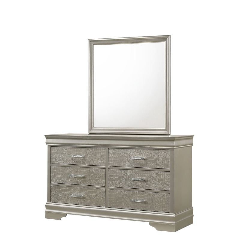 Amalia – Dresser, Mirror Gray