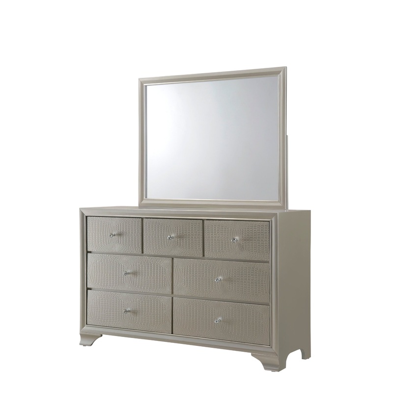 Lyssa – Dresser, Mirror Gray