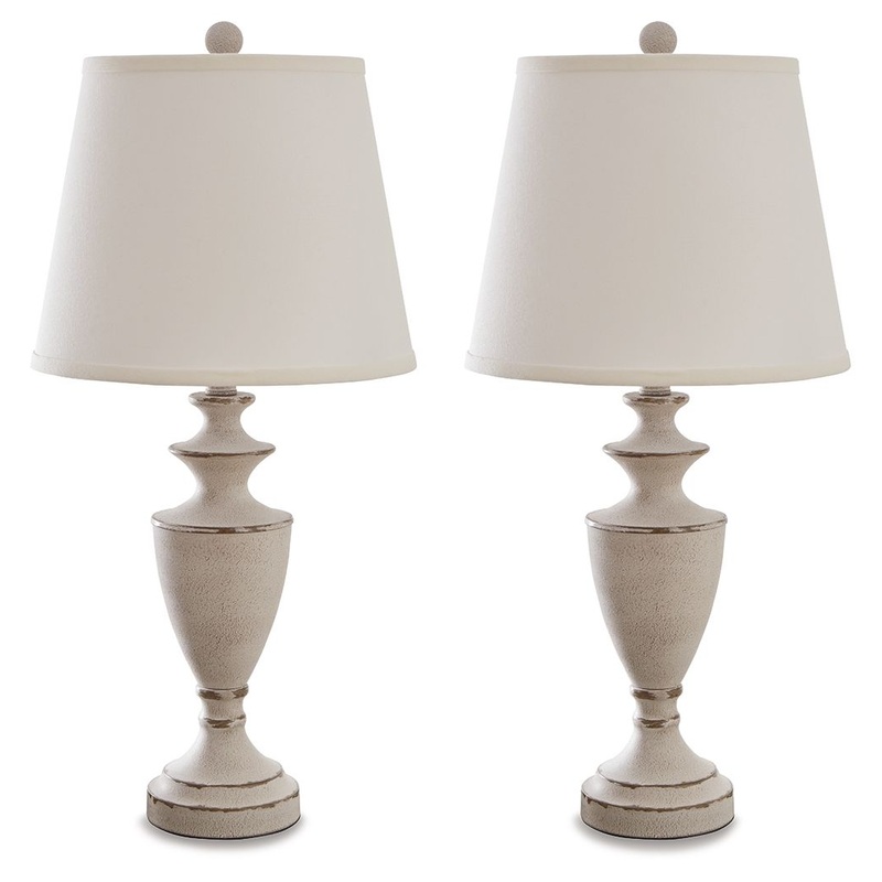 Dorcher – Antique Gray – Metal Table Lamp (Set of 2)