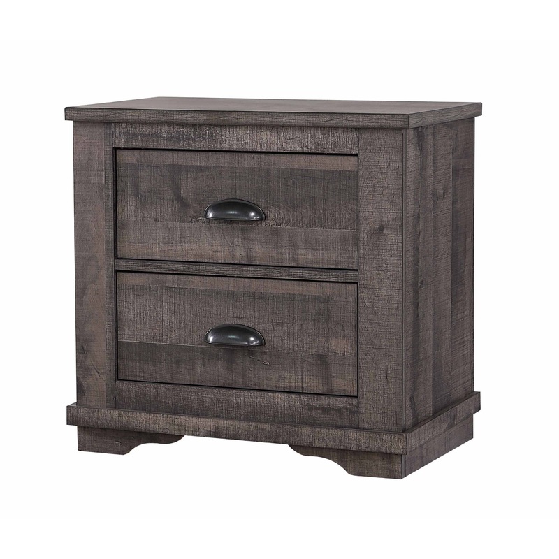 Coralee – Nightstand Dark Brown