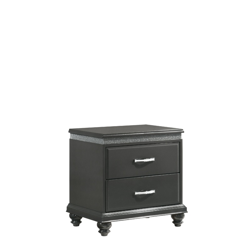 Frampton – Nightstand – Gray
