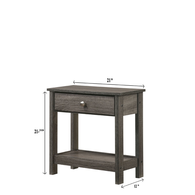 Skyler – Nightstand – Gray