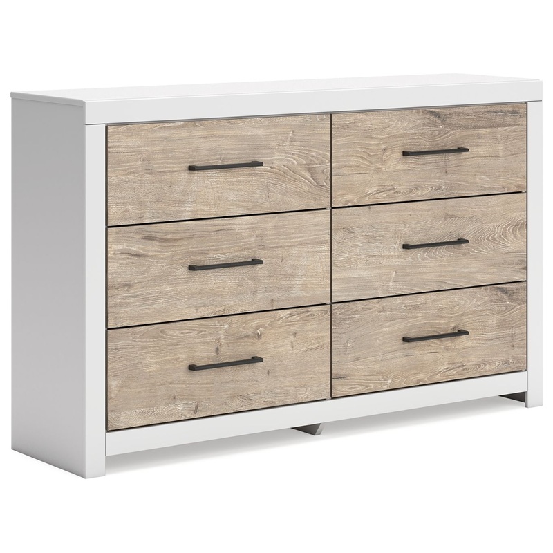 Charbitt – Two-tone – Six Drawer Dresser