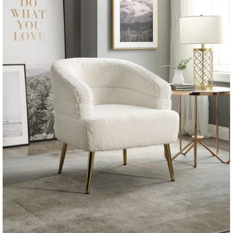 Trezona – Accent Chair – White