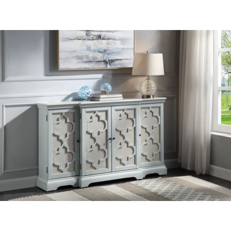 Adelle – Console Table – Pearl Silver