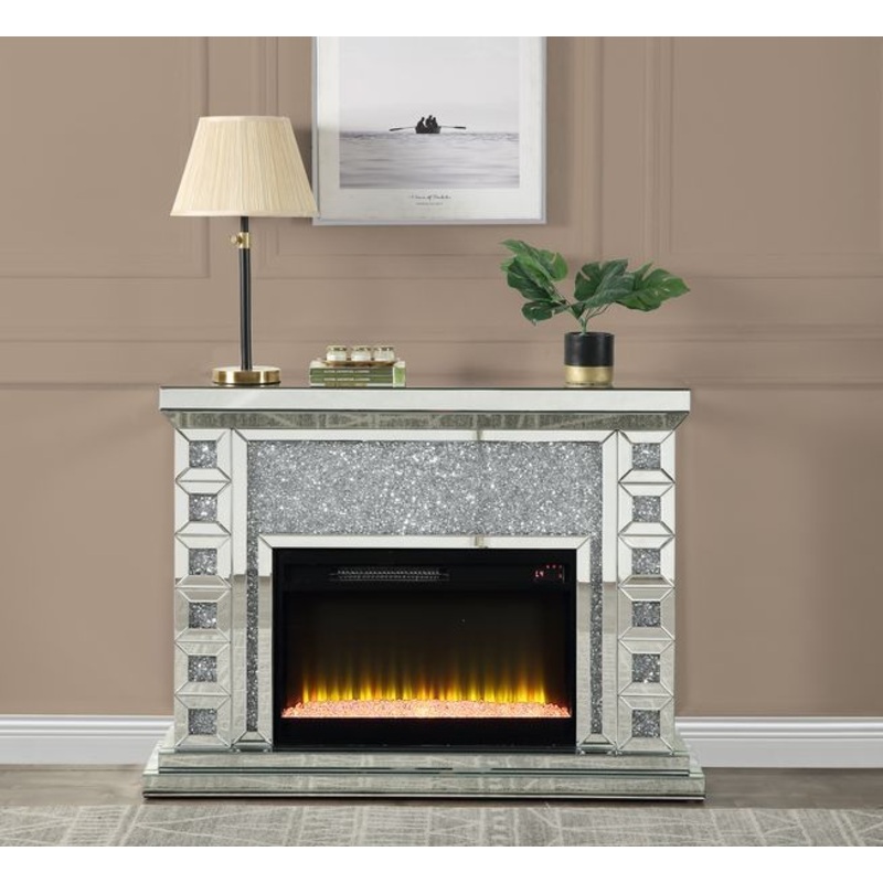 Noralie – Fireplace – Mirrored – 35″