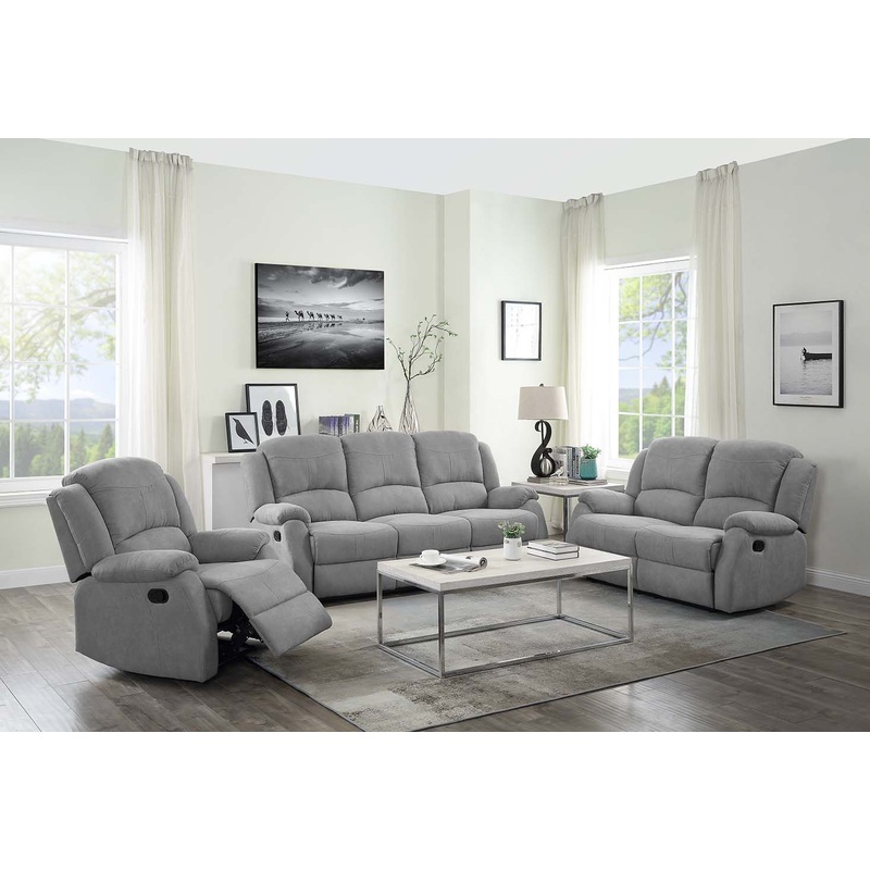 Zorina – Recliner – Gray Fabric