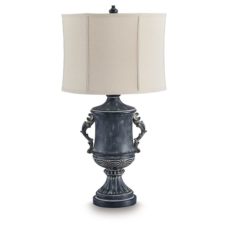 Morvanford – Antique Black – Poly Table Lamp