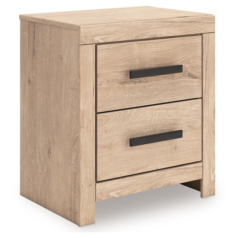 Sanginlane – Tan – Two Drawer Night Stand