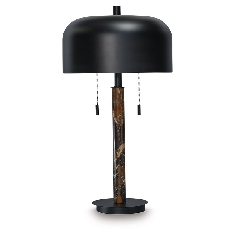Alanbert – Brown / Black – Metal Table Lamp