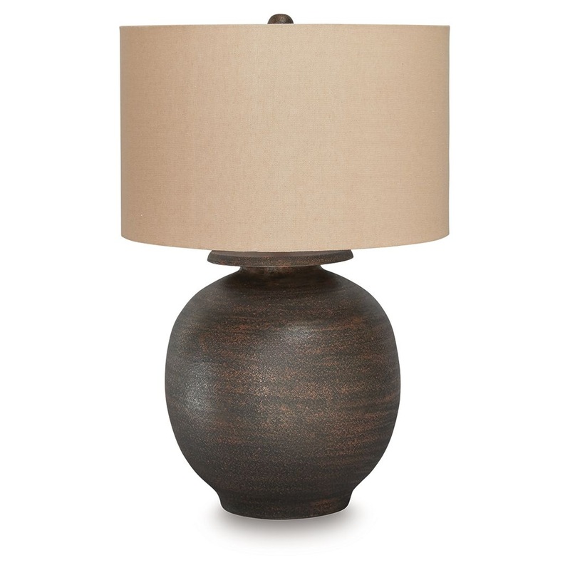 Carlenbury – Antique Brown – Metal Table Lamp