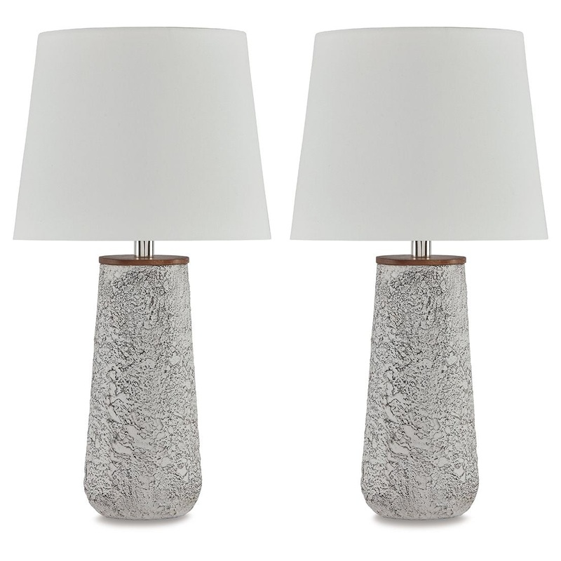 Chaston – Metal Table Lamp (Set of 2) White