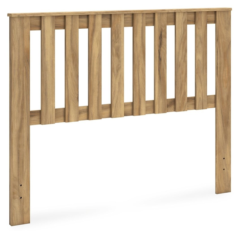 Bermacy – Panel Headboard Light Brown