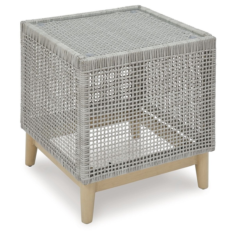 Seton Creek – Gray – Square End Table