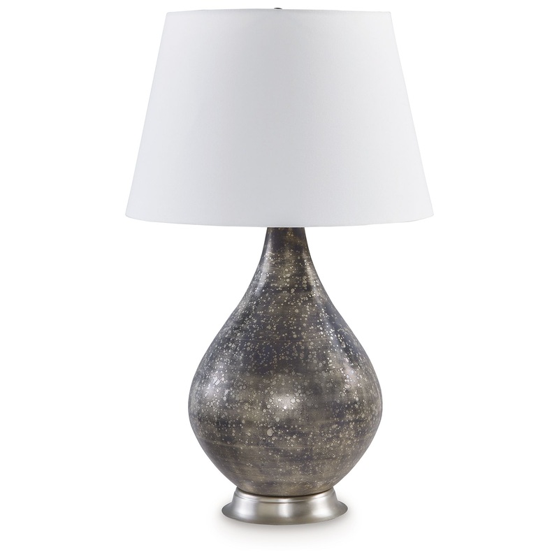 Bluacy – Antique Gray – Glass Table Lamp