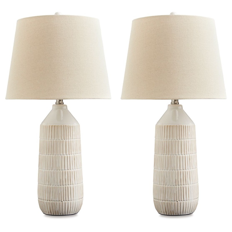 Willport – Off White – Ceramic Table Lamp (Set of 2)