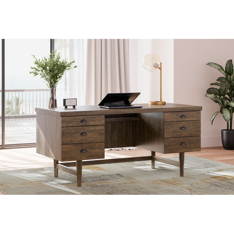 Austanny – Warm Brown – Home Office Desk
