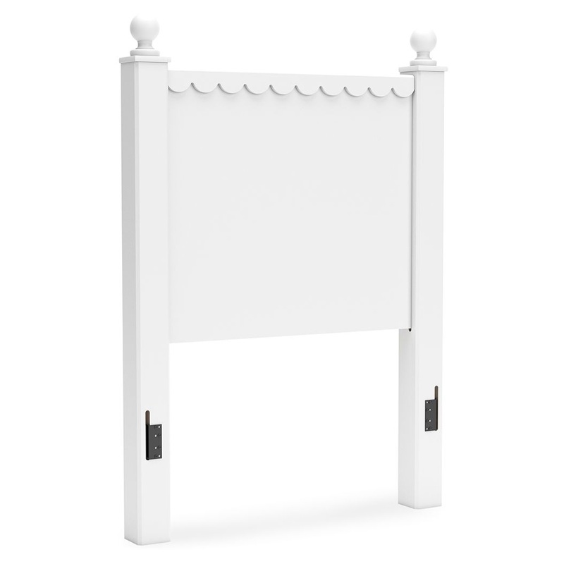 Mollviney – Panel Headboard White