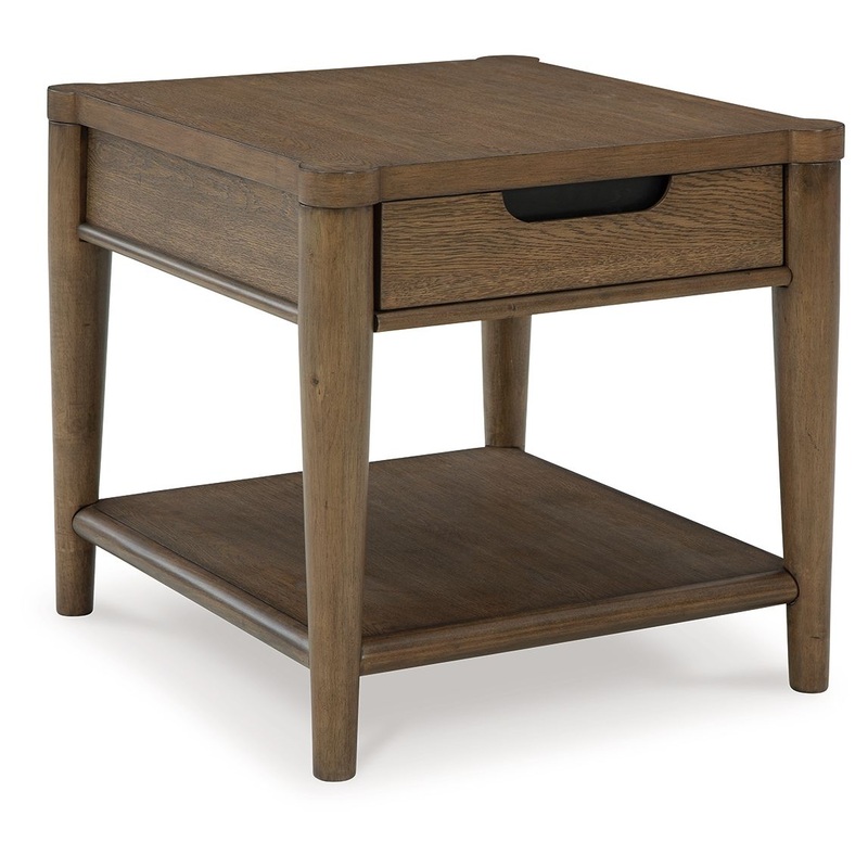 Roanhowe – Brown – Rectangular End Table