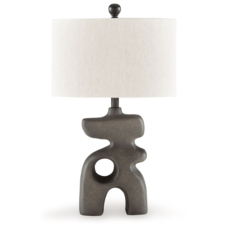 Danacy – Distressed Black – Paper Table Lamp
