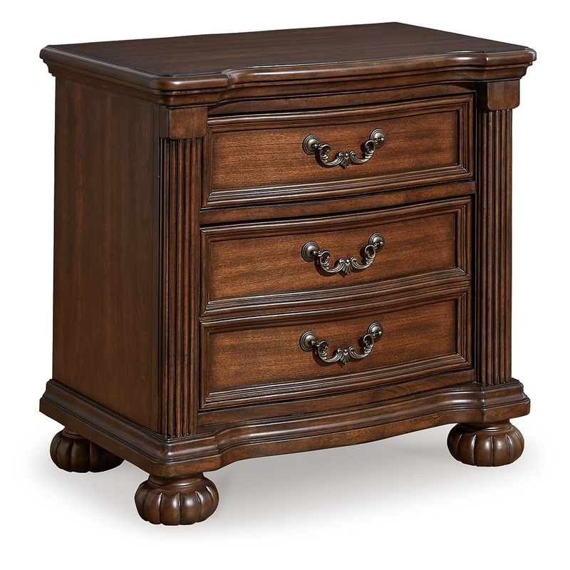 Lavinton – Brown – Three Drawer Night Stand